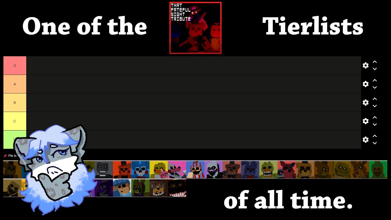 One of the That Fateful Night: Tribute Tierlists of all time