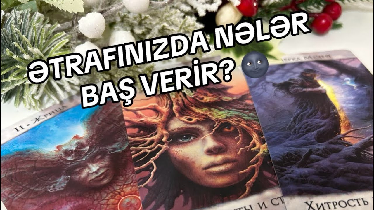 ƏTRAFINIZDA NƏLƏR OLUR? 🌚🤷🏻‍♀️🫠 