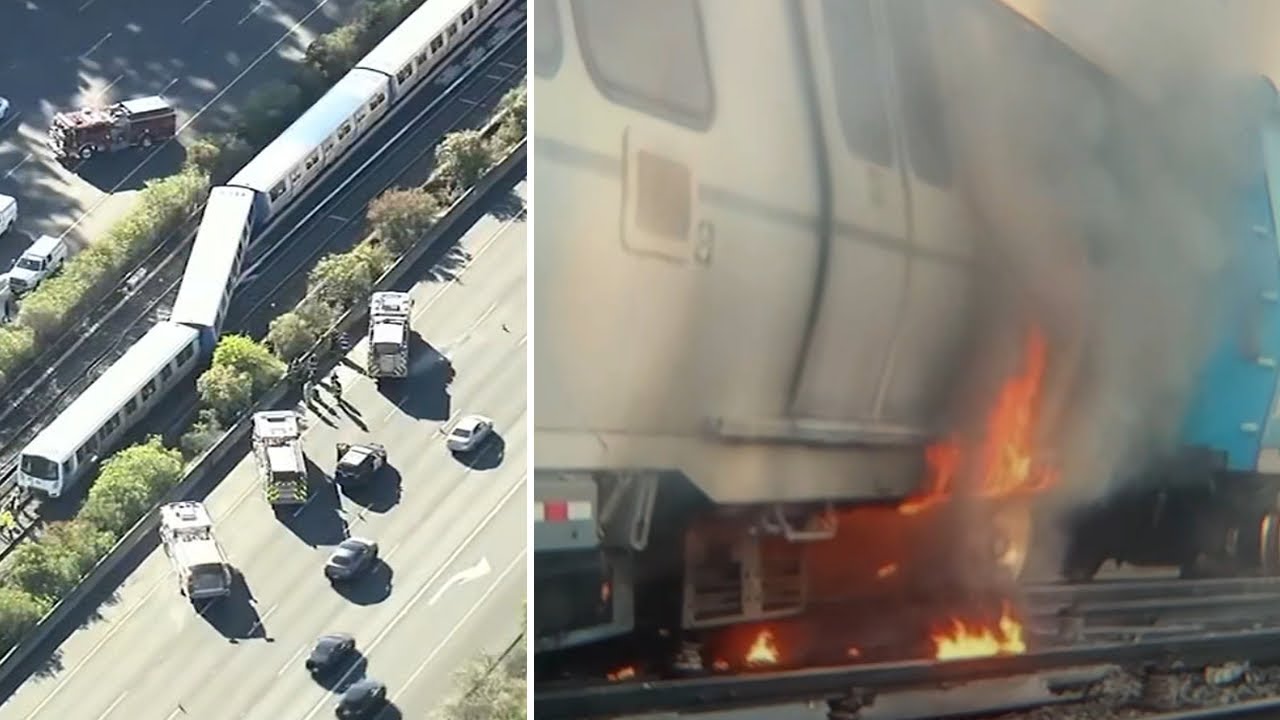 2 eastbound lanes of Hwy 24 in East Bay close as authorities remove BART train that derailed