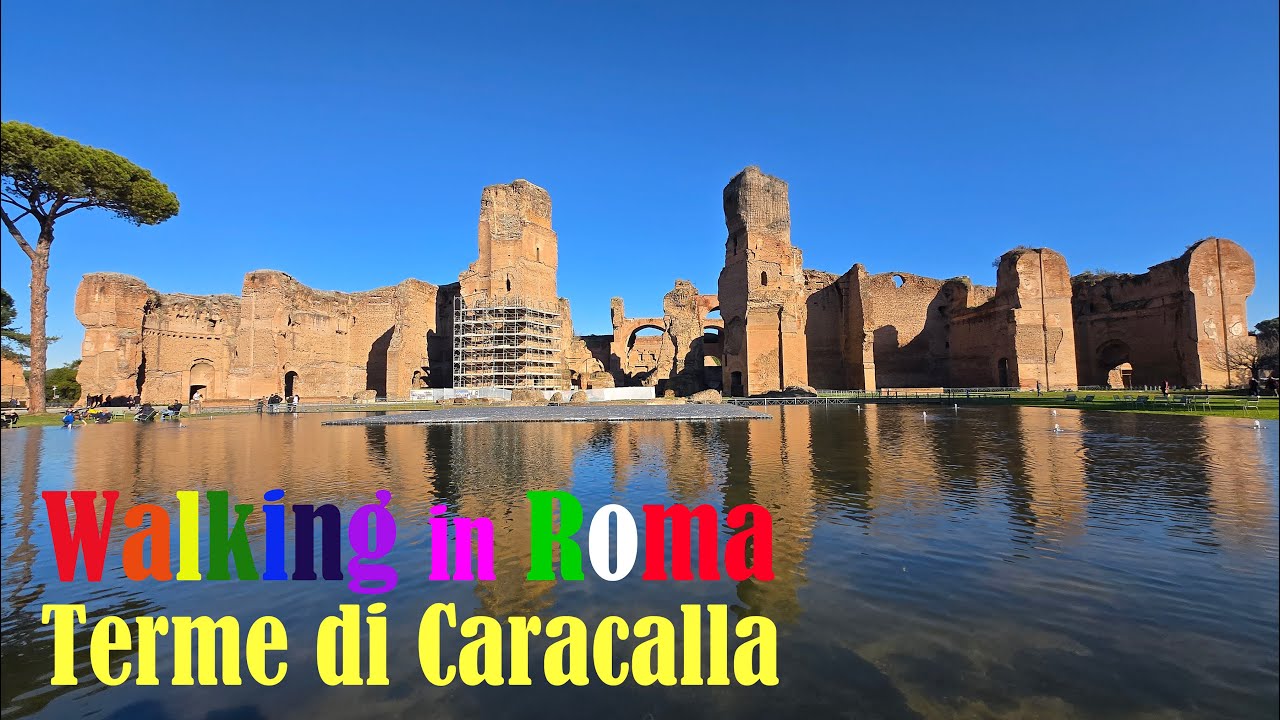 [4k] 🇮🇹 이탈리아 로마19편. 카라칼라 욕장 / Roma19. Terme di Caracalla