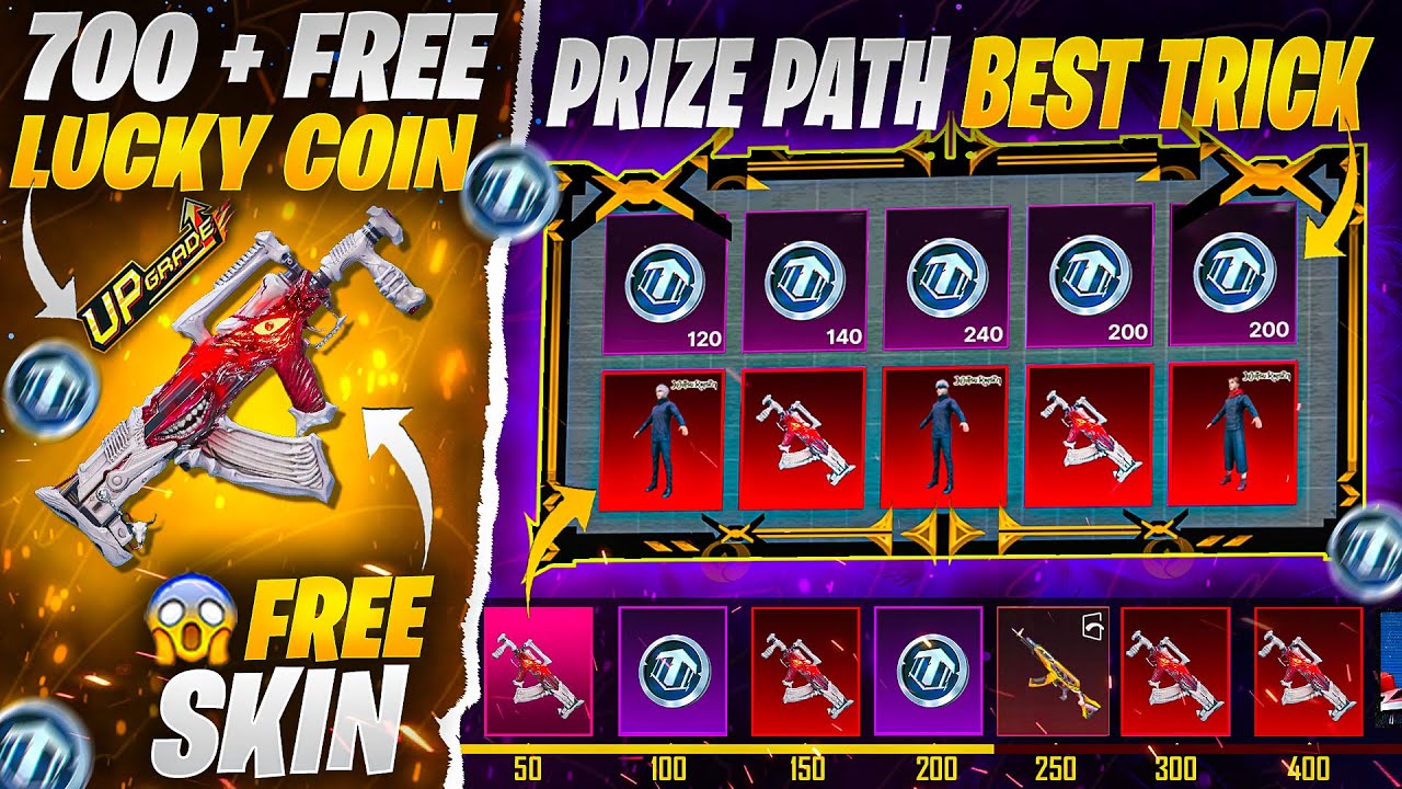 New Prize Path Trick | Dismantle Outfit & Get Lucky Coins | Prize Path Mission Map |PUBGM