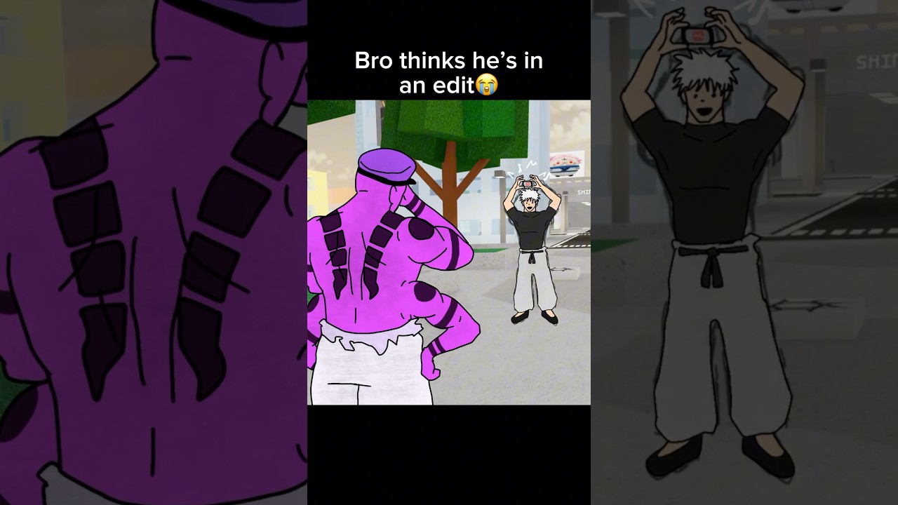 This is NOT gojo vs sukuna😭🙏 #roblox #purpleguy #robloxmemes #funny #jujutsushenanigans