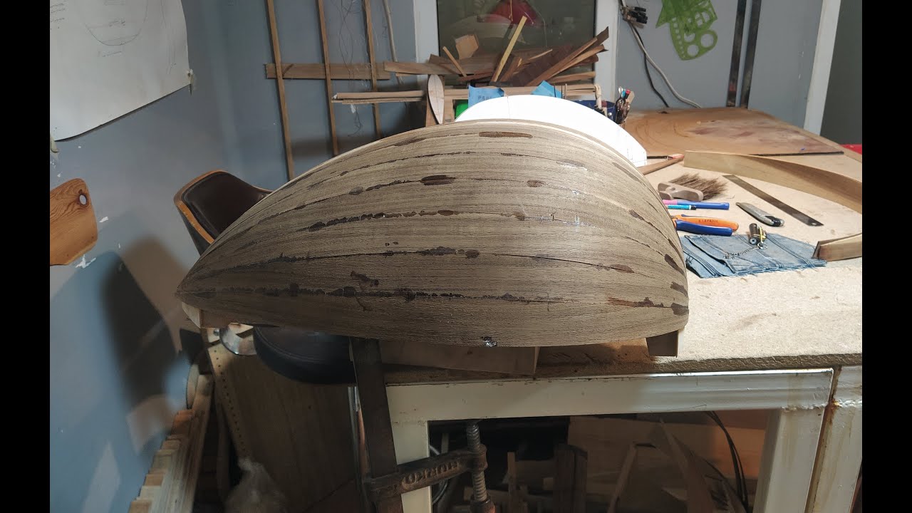 Oud Instrument Making - Process of preparing a Rib