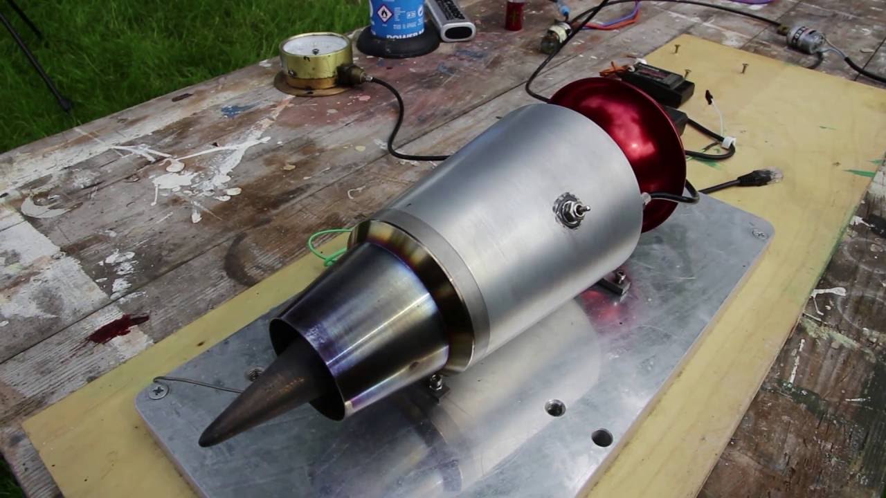Replica jet engine 'Barjay'