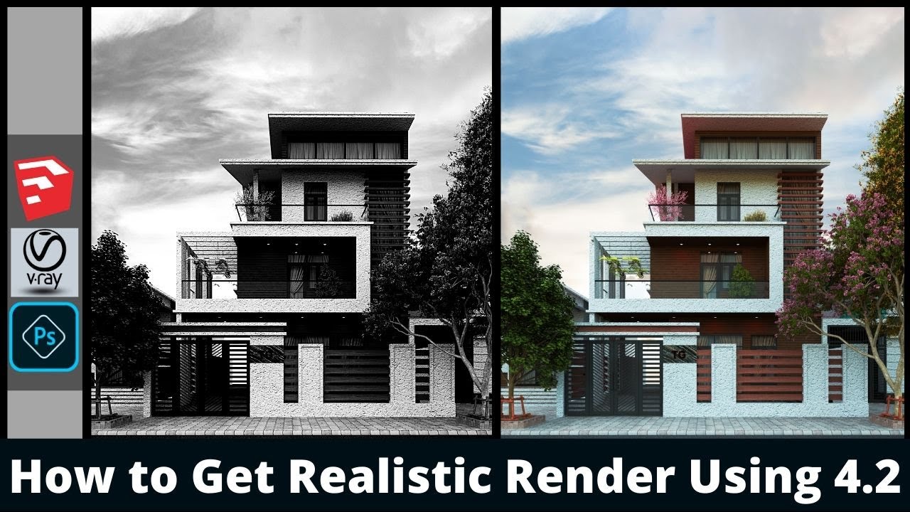 Tips to get Realistic Render Using VRay for SketchUp