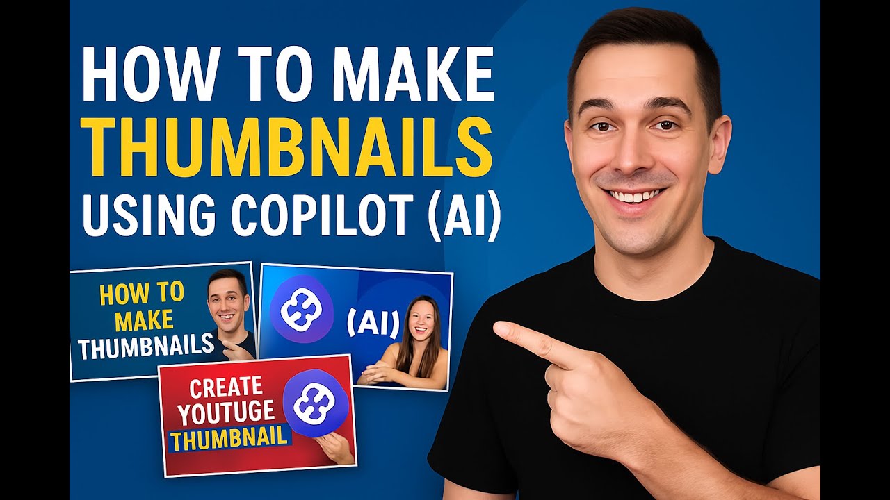 How to make Thumbnail using Copilot in 2025 // Full Guide.