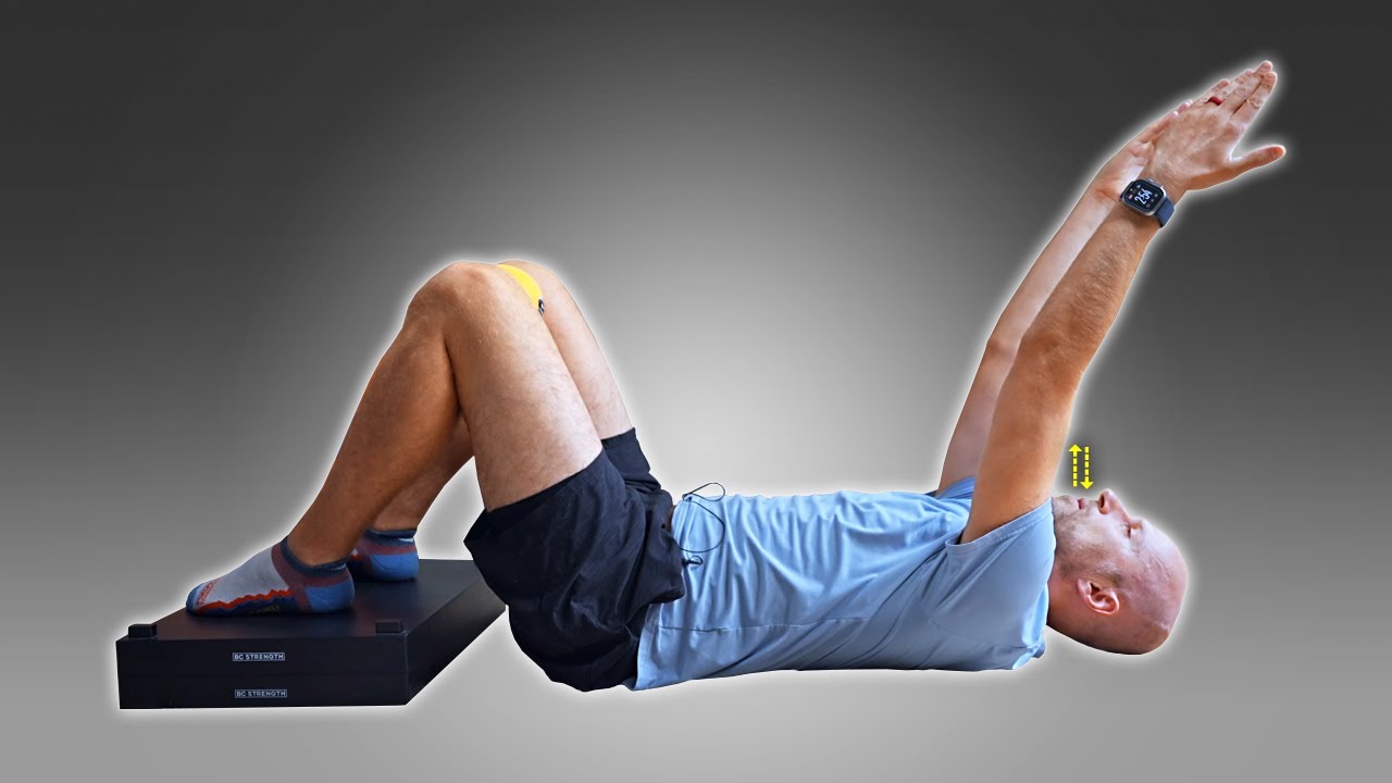 Feet Elevated Hooklying 120 Supinated Reach