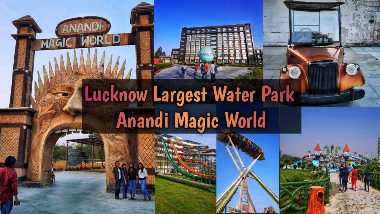 India's Largest Water+Amusement+Adventure park in Lucknow |Anandi Magic World |Water park in Lucknow