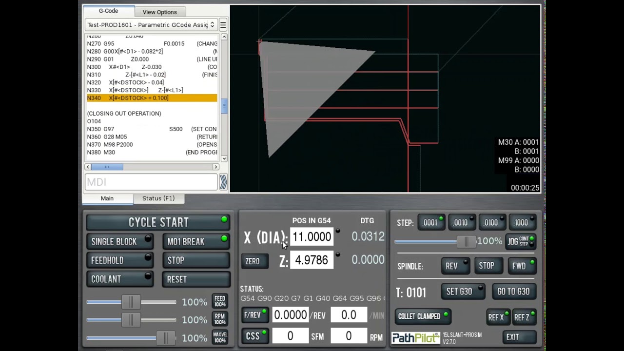 PROD1601 - Parametric G-code Assignment