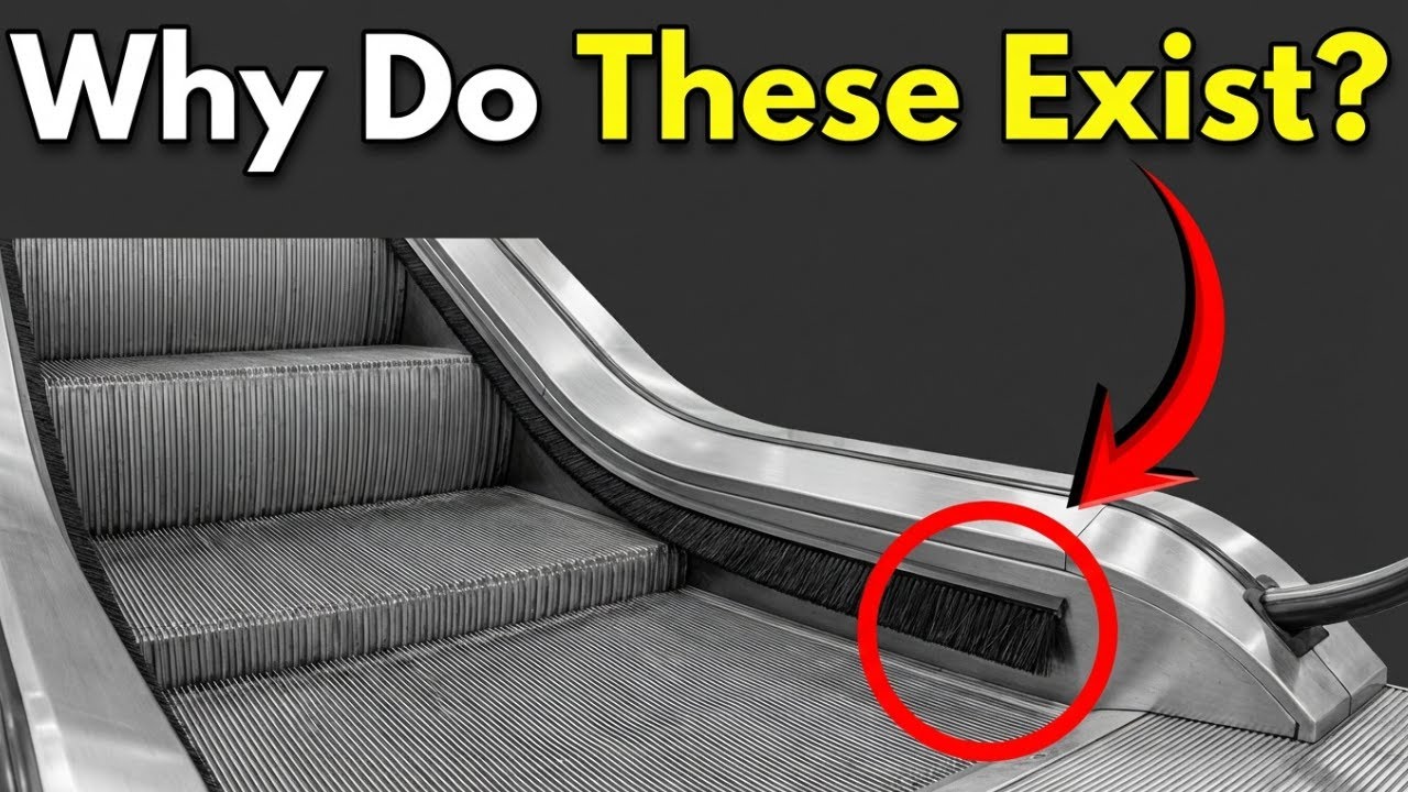 Why Escalators Have These Brushes (They Aren't for Shoes)
