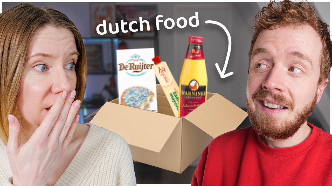 RATING DUTCH FOOD FROM A MYSTERY BOX (feat. Vet Gezellig)