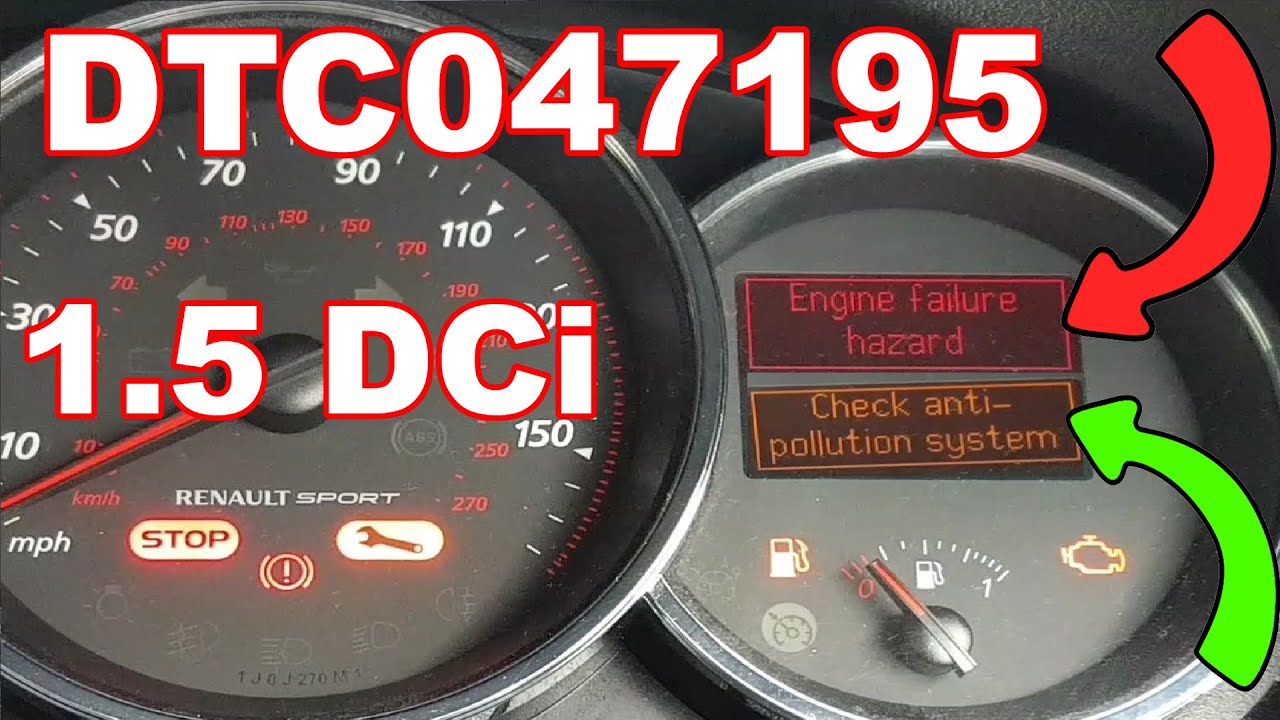 Renault Megane lll 1.5 DCI «Опасность отказа двигателя»... Диагностика и ремонт неисправностей.