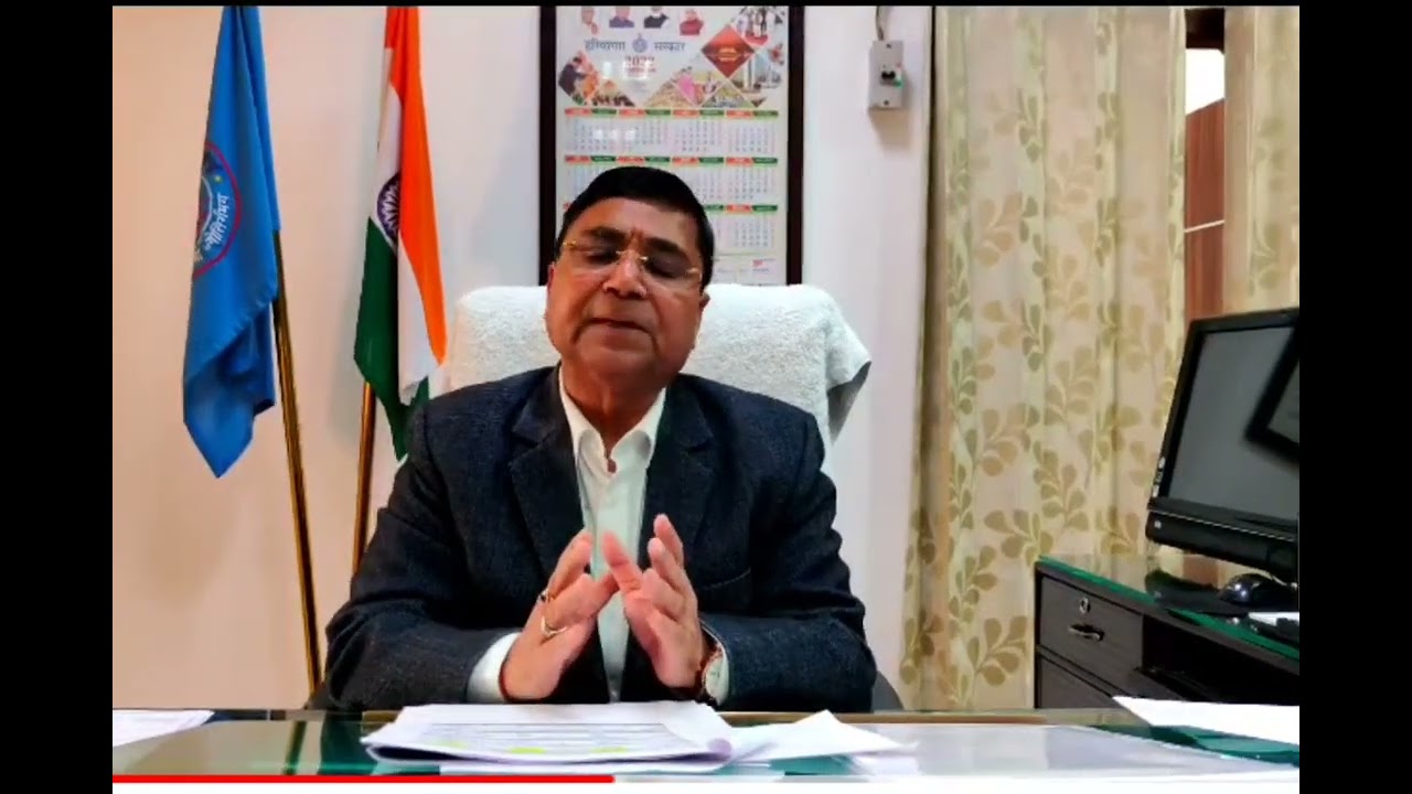 Chairman Speech Regarding HTET Result 2022