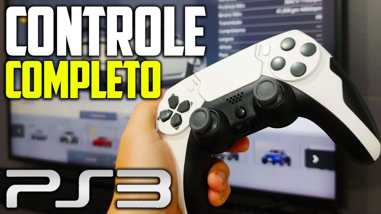 Controle P48 de PlayStation 3 com Sixaxis | Unboxing e Teste em Jogos