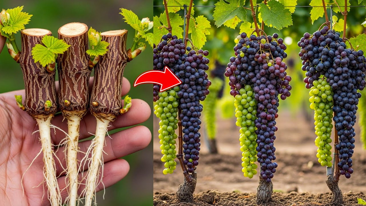 Air Layering? Cuttings? Grow Grape Vine Like This Instead!