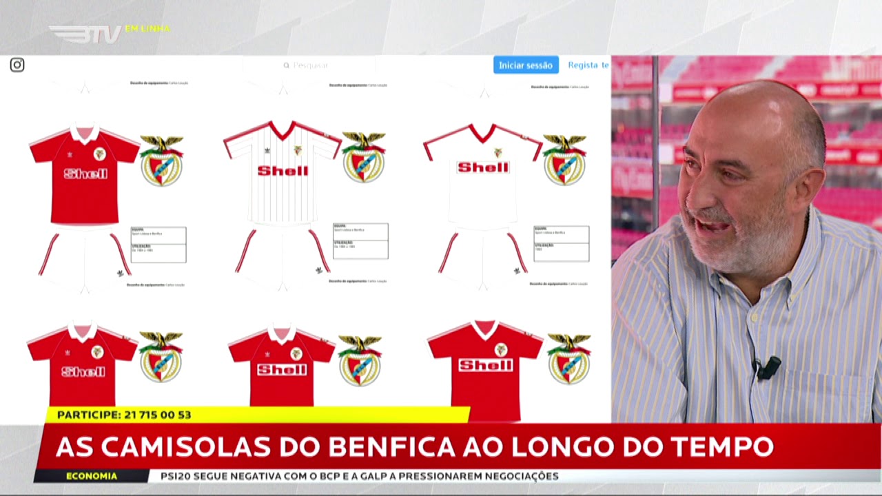 História dos Equipamentos do Benfica