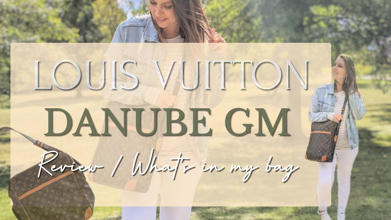 LV bag review - vintage Danube GM cross body #bagreview #whatsinmylv #whatsinmybag