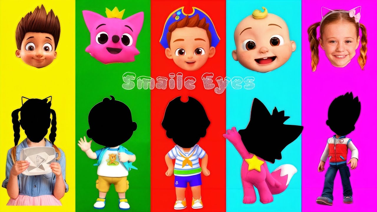 Wrong eyes👀 NEW EPISODES/ Like Nastya AND Pinkfong AND Paw Patrol -DAME TU COSITA Puzzle Wrong Heads
