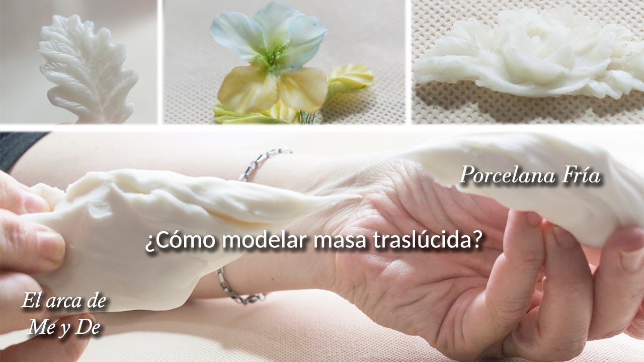 CÓMO HACER LA MASA TRASLÚCIDA Y FLEXIBLE PARA FLORES EN PORCELANA FRIA elarcademeyde