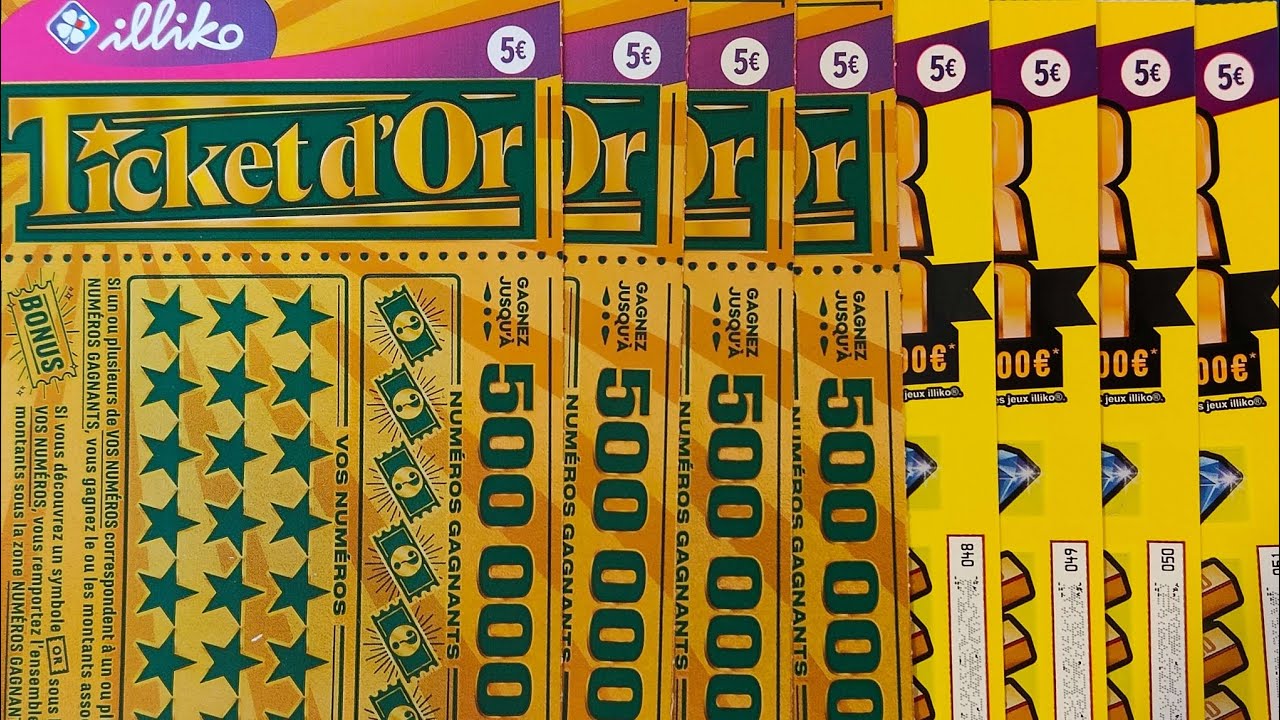 Grattage de 4 Ticket d'or VS 4 Super 10 ou 200 🙂😱😊