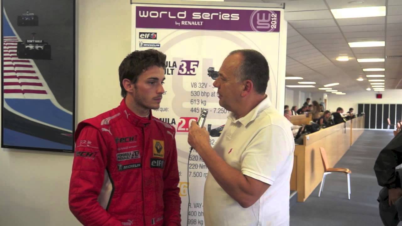 Interview Jules Bianchi, septembre 2012
