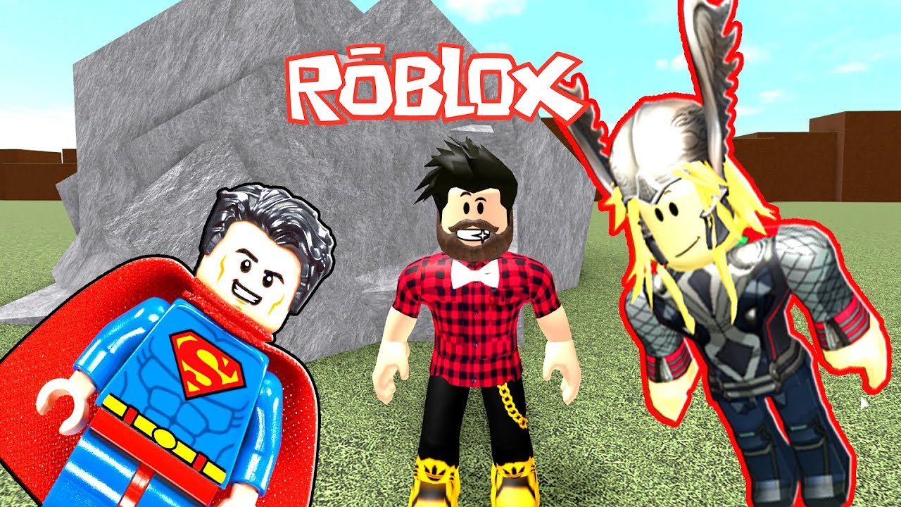 SUPERMAN VE THOR OYUN DÜNYASI İLE KAPIŞTI - 😱 ROBLOX