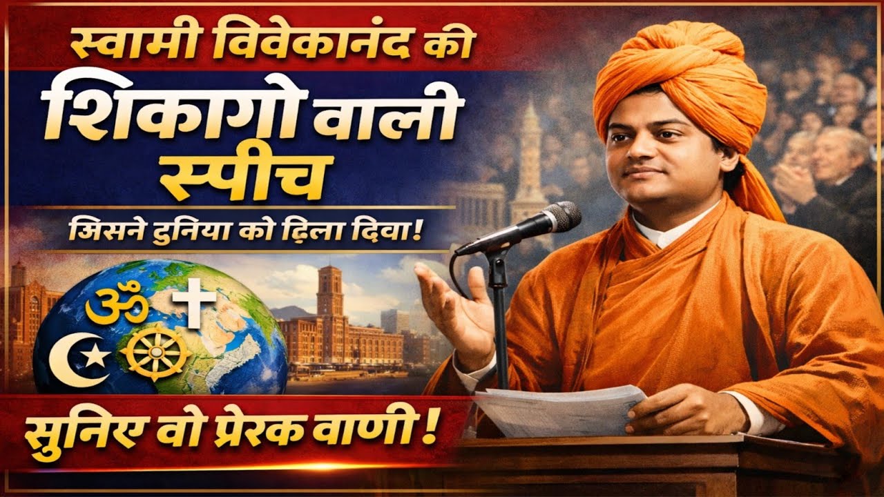 जब भारत ने अमेरिका को चौंका दिया | Swami Vivekananda Chicago Speech Hindi