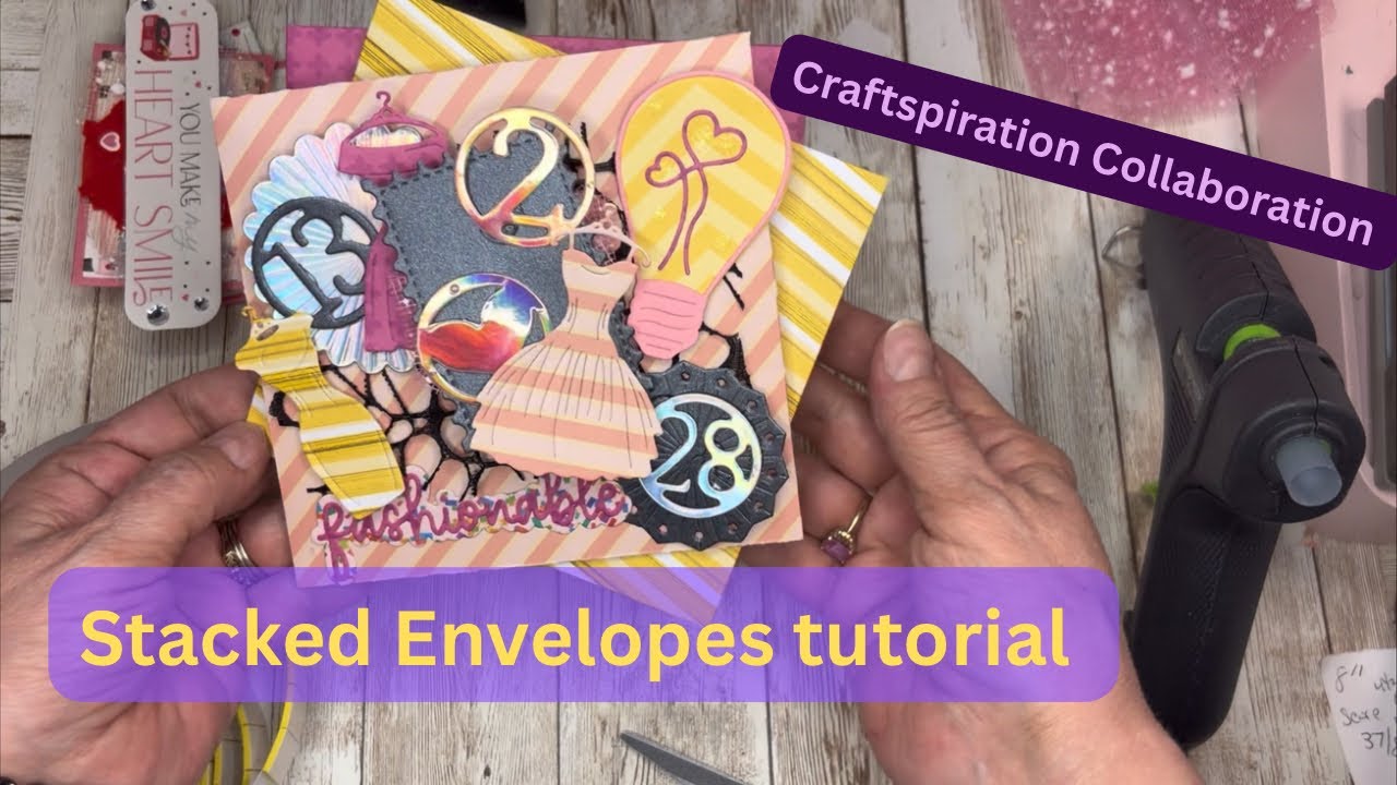 Stacked Envelopes Tutorial 💌 Craftspiration Collaboration w/ @MermaidCoveStudio Leslie Pico