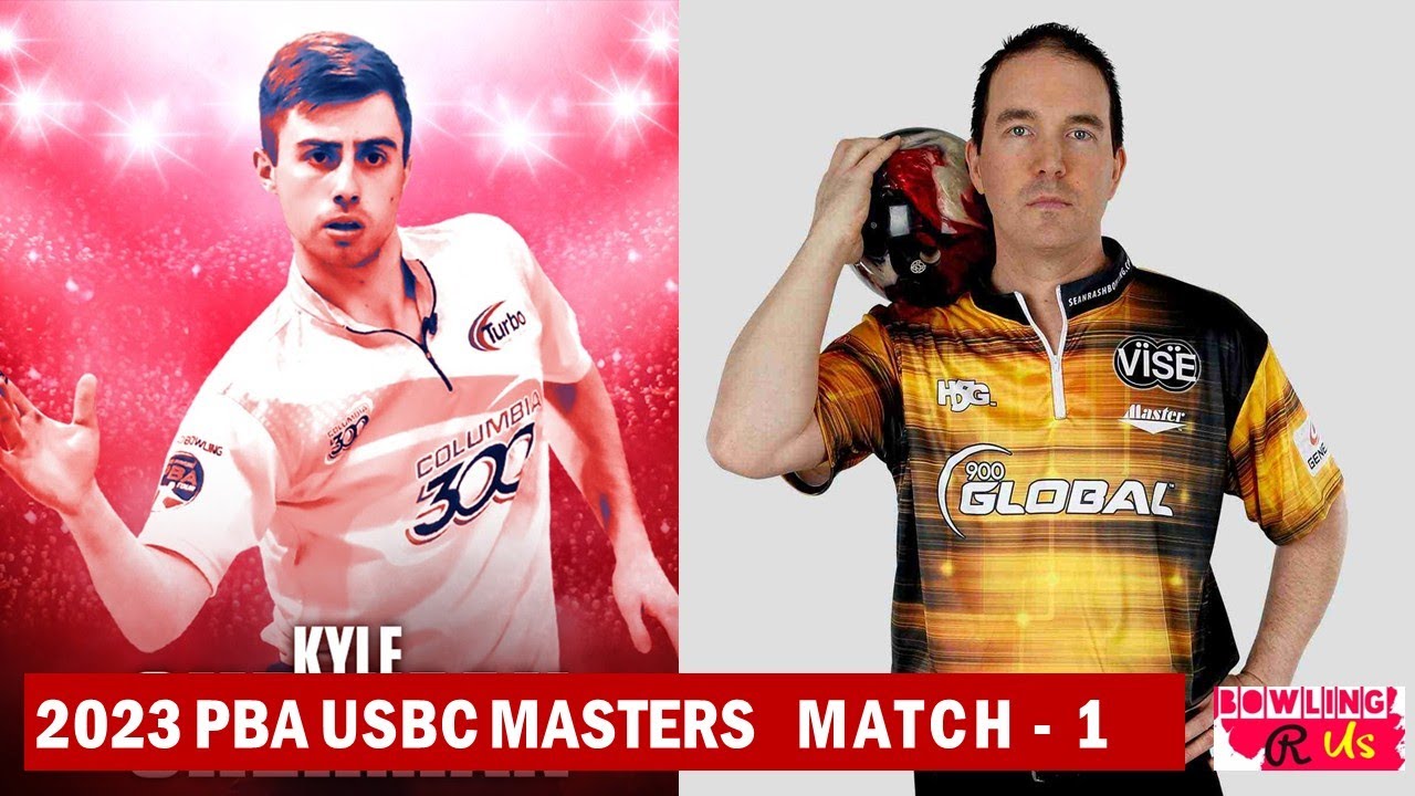 2023 PBA USBC Masters Match 1 | Kyle Sherman vs Sean Rash