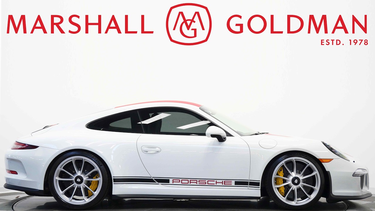 2016 Porsche 911 R in White over Black for sale