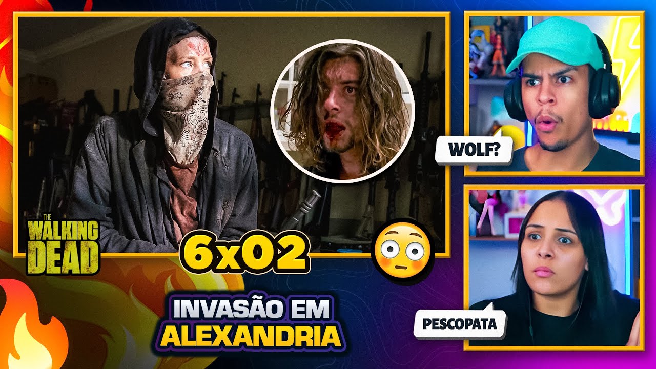 CAOS EM ALEXANDRIA | The Walking Dead 6x02 | [Casal Jounin React] 🔥
