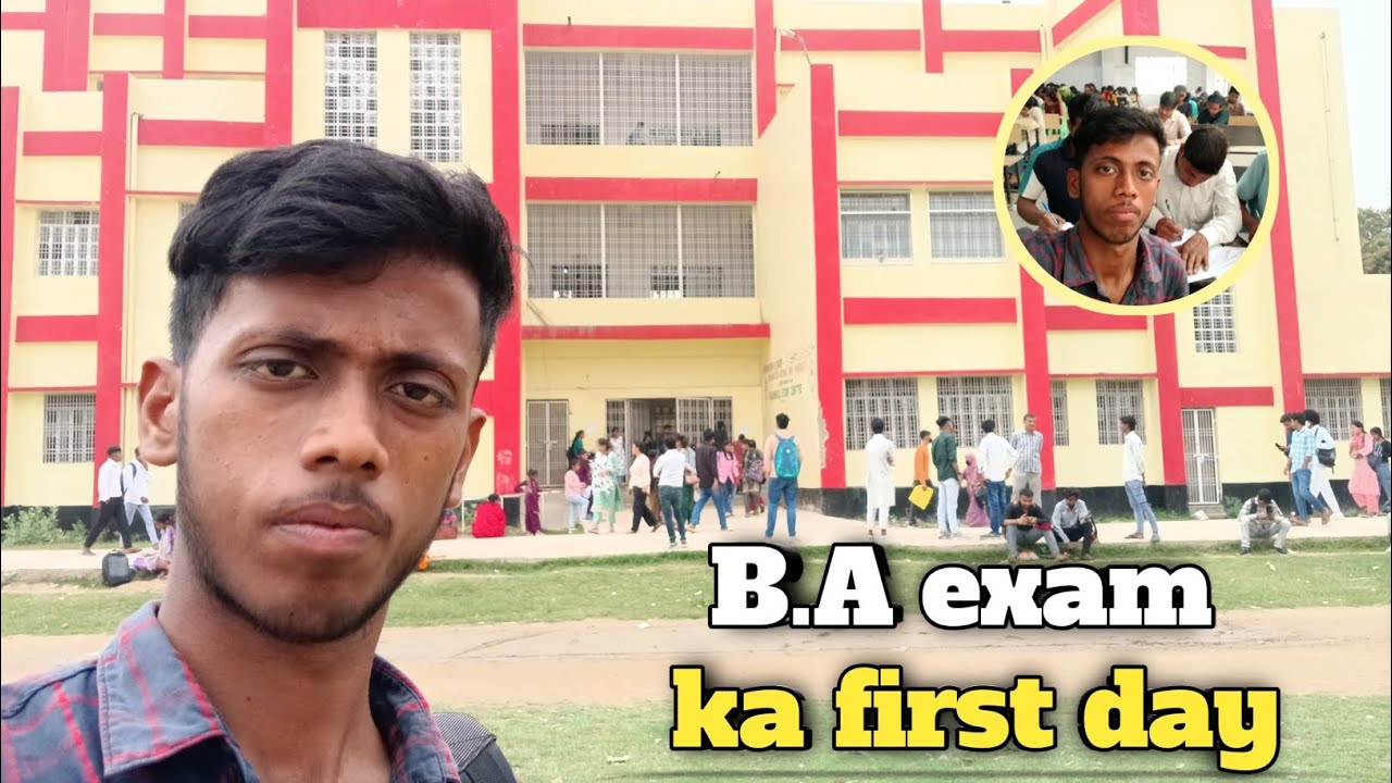 Day 86/100 - B.A exam ka first day | B.A ka exam kaise de 