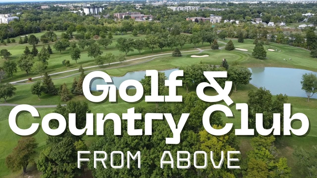 Aerial View of Golf & Country Club | Ontario, Canada 🇨🇦 #golfcourse #golfandcountryclub #aerialview
