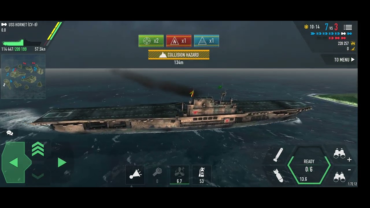 [Battle of warships] hornet
