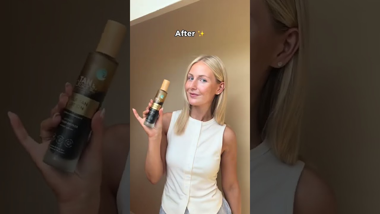 TanOrganic Self Tan Lotion before and after
