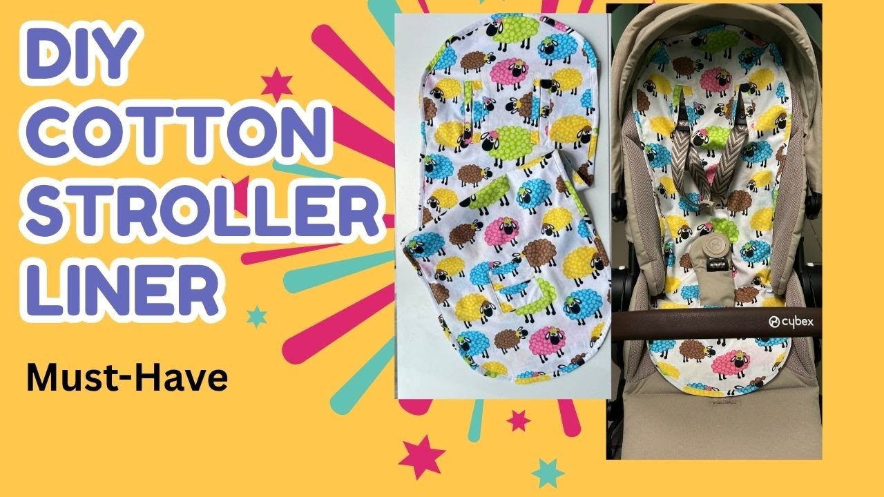 How to Sew a Stroller Liner for Hot Weather 🌞 | Must-Have for Babies!
