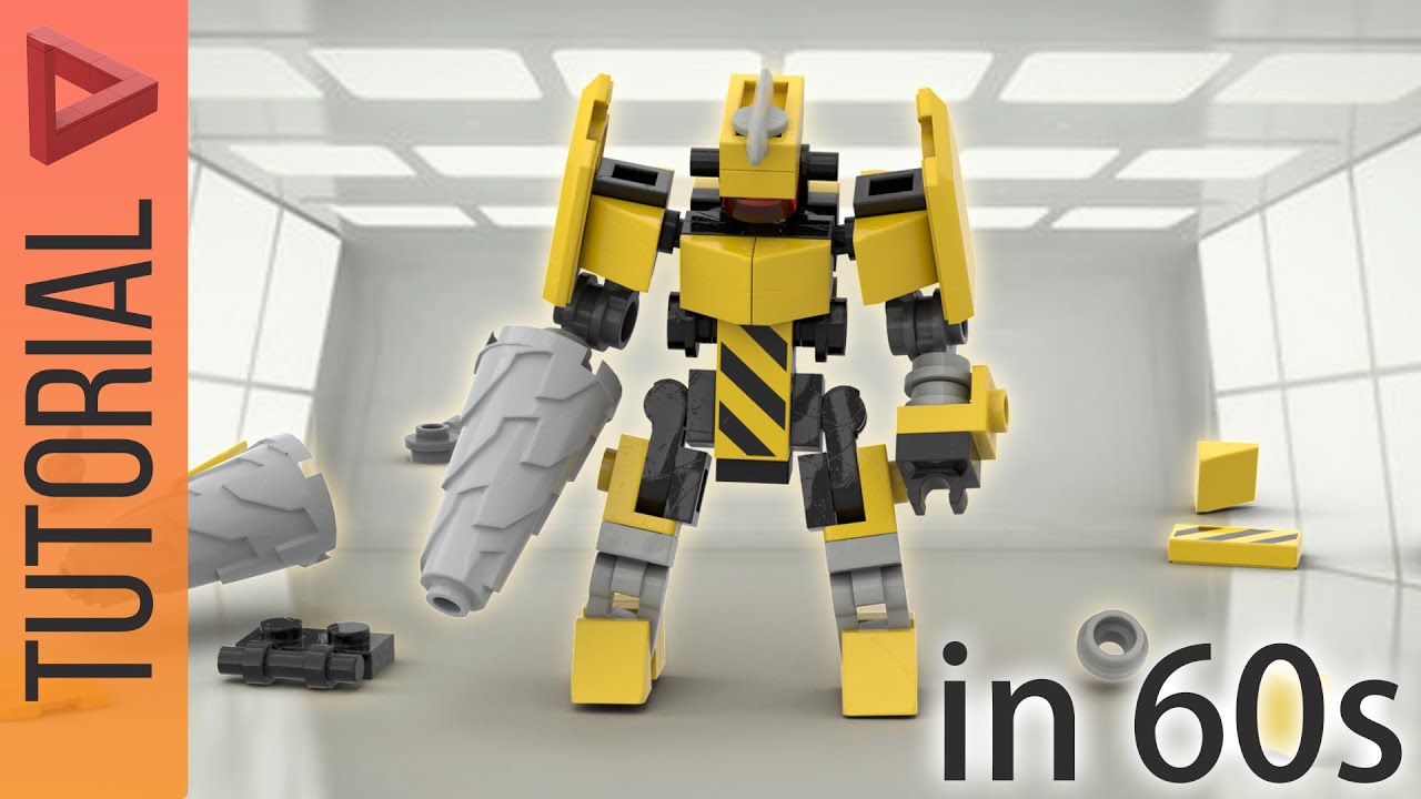 LEGO Mech :  Thunder Breaker Mech Building Tutorial Animation🤖#legomoc #legomech