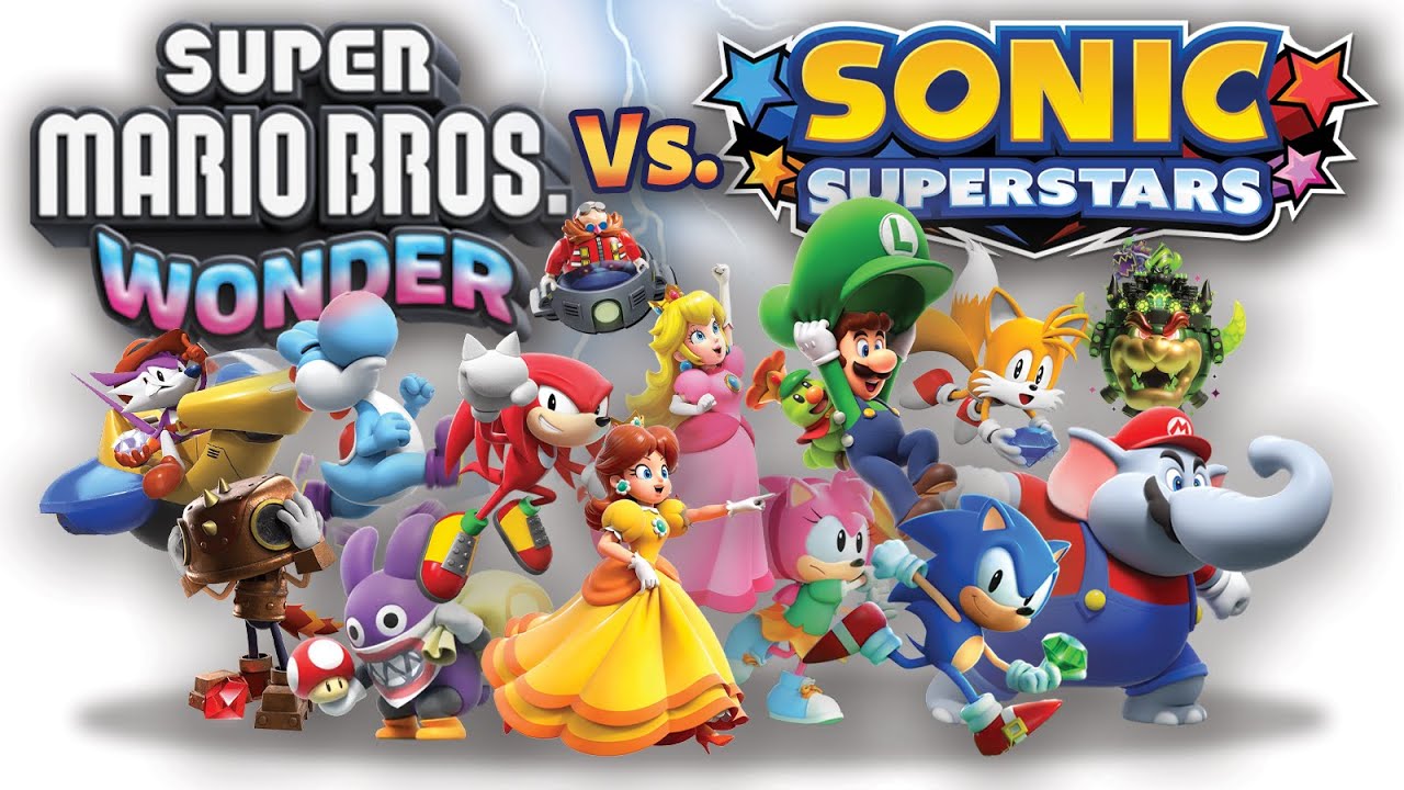 Super Mario Bros. Wonder Vs. Sonic Superstars!