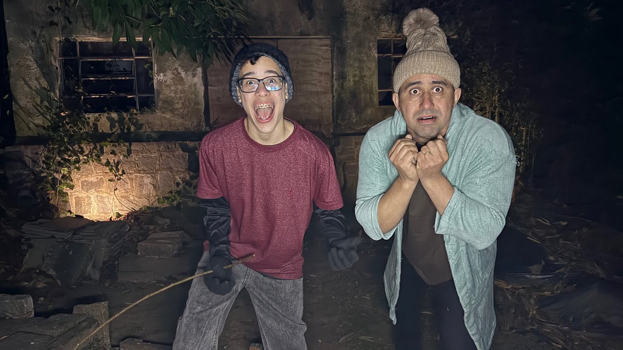 PASSAMOS A NOITE NA CABANA E ALGO ASSUSTADOR ACONTECEU!