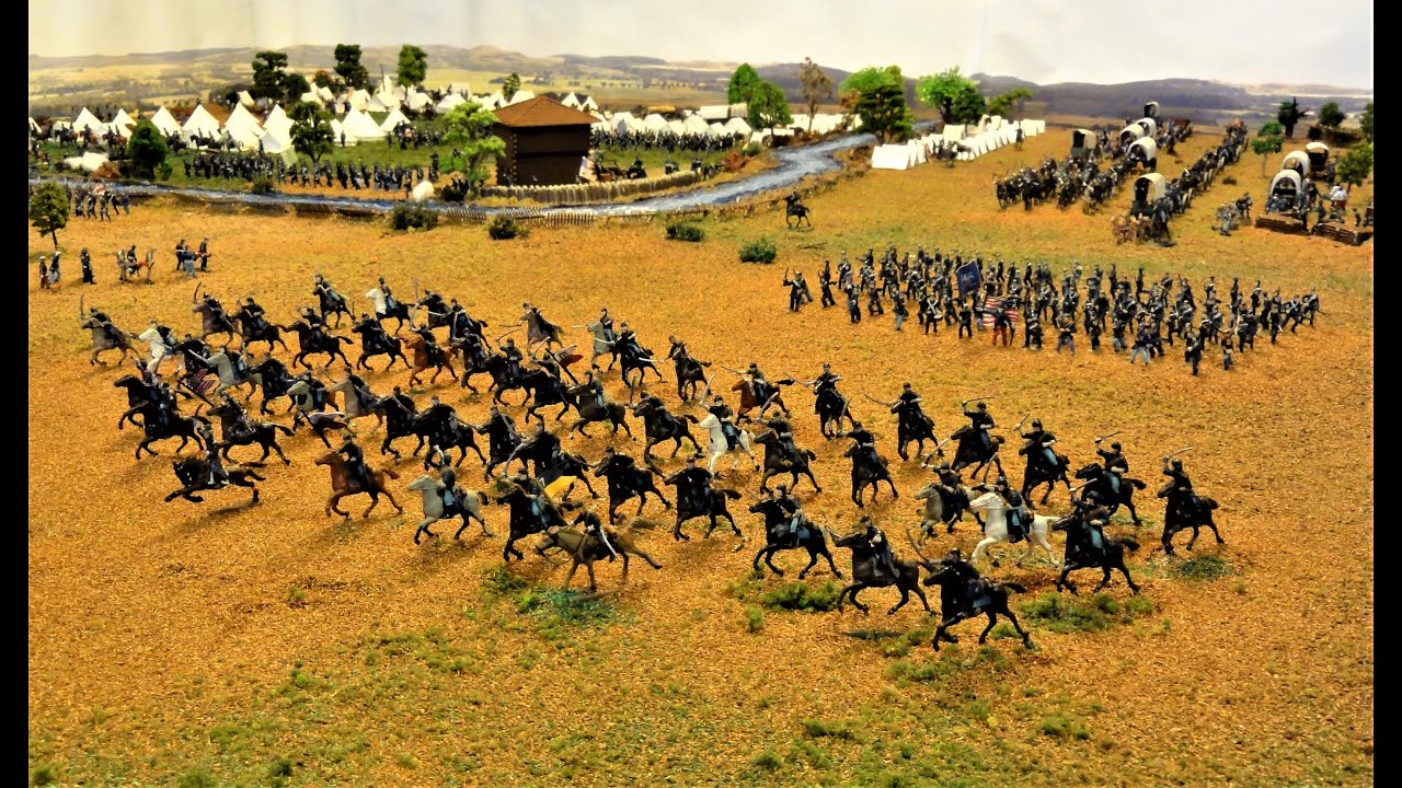 The Civil War Battle of Shiloh -  A Huge 1/72 Diorama
