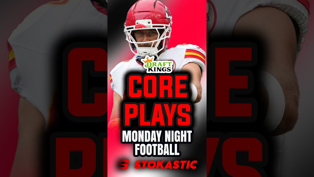 DraftKings NFL DFS Core Plays Monday Night Football, 10/27/25 | NFL DFS Picks Week 8
