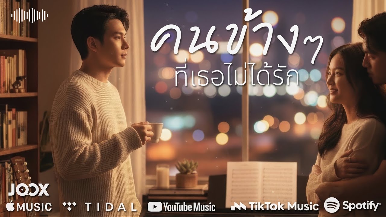 คนข้างๆ (ที่เธอไม่ได้รัก) - KSLMusic เพลงแอบรัก แอบอยู่ข้างๆ เห็นเธอยิ้มก็มีความสุข(Official Lyrics)