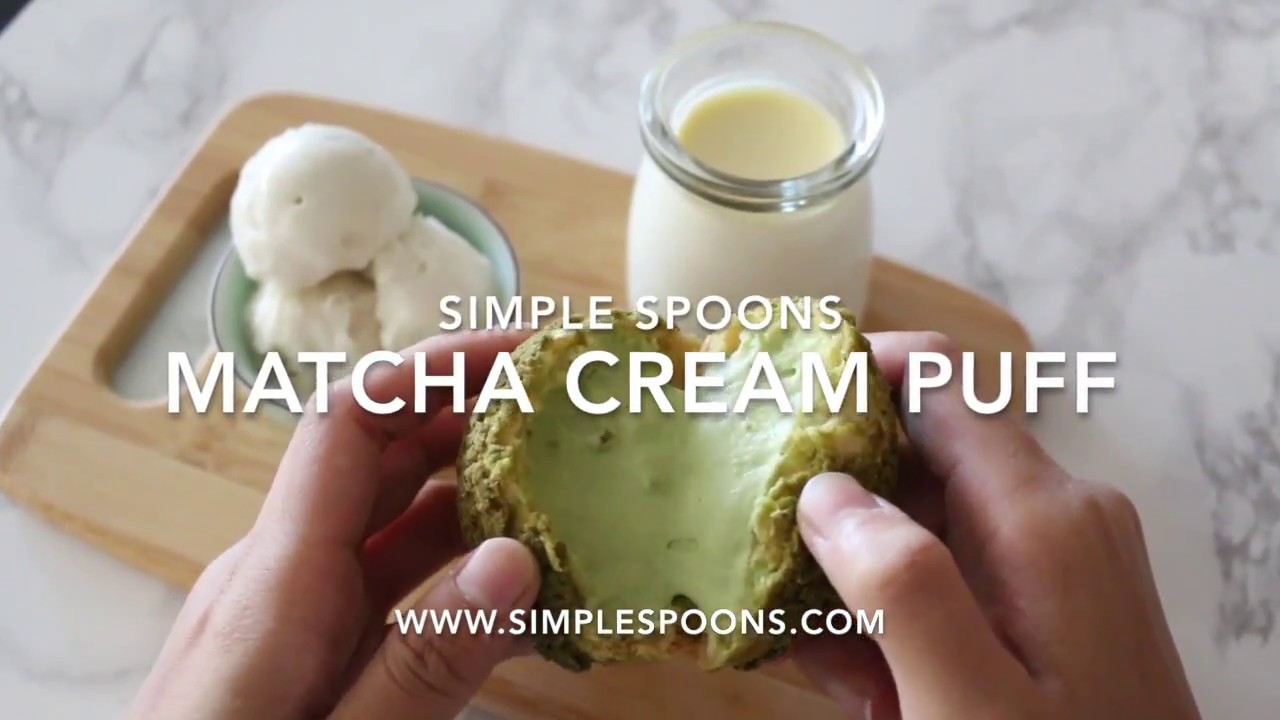 How To: Matcha Cream Puff