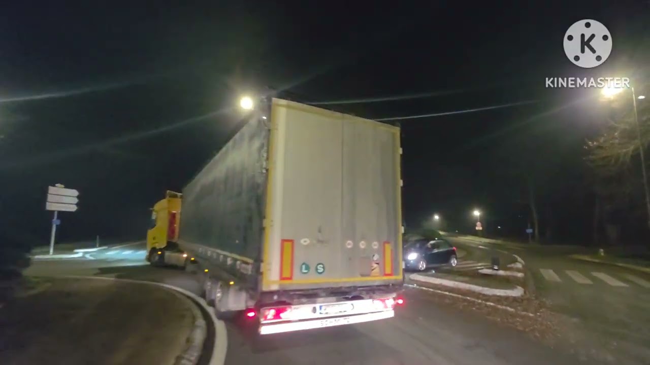 Desvio por causa da manifestação dos agricultores em França!
