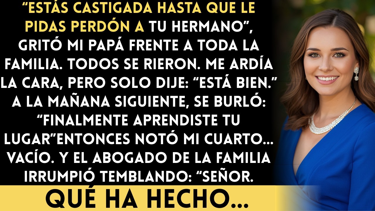 Mi papá me castigó frente a 30 familiares… y entonces su abogado llegó con la verdad...
