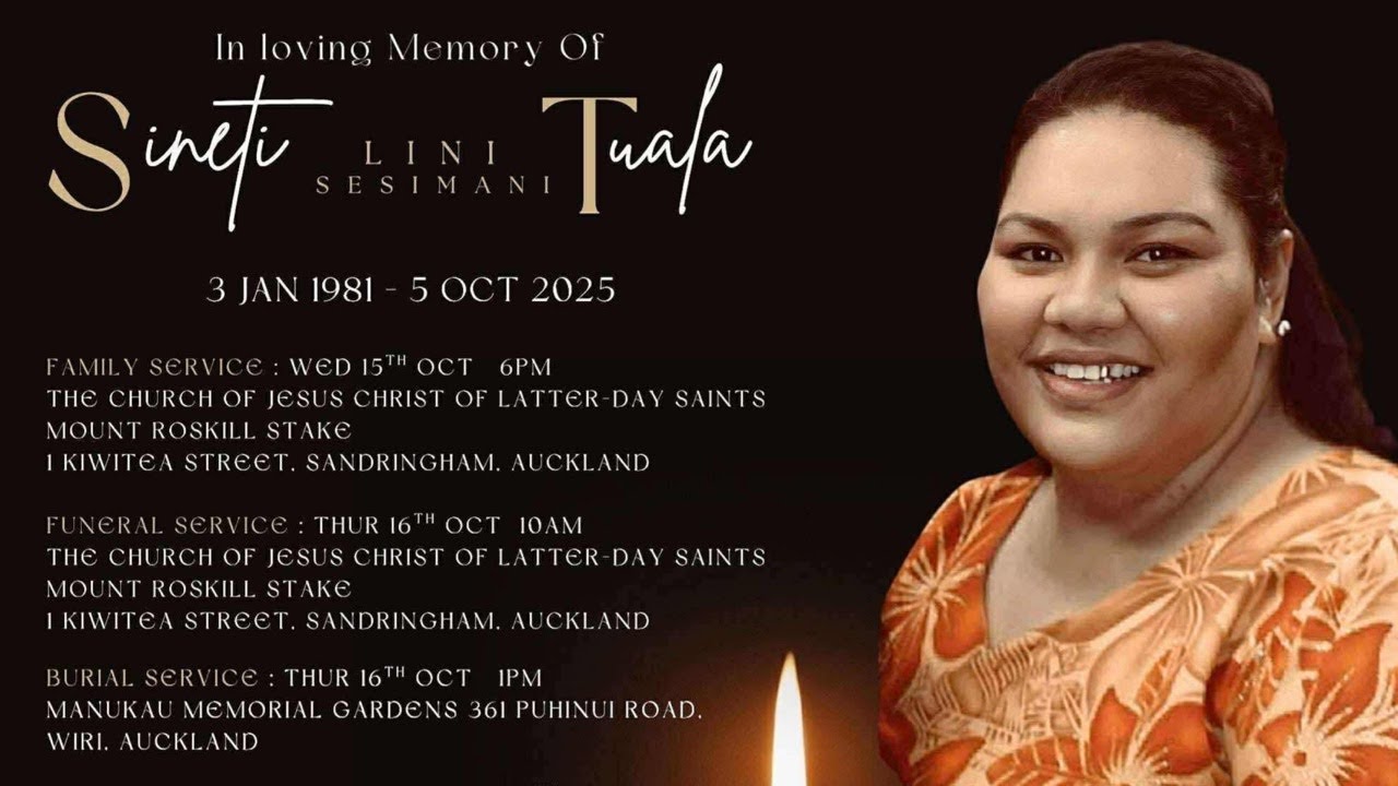 In Loving Memory of Sineti LINI SESIMANI TUALA