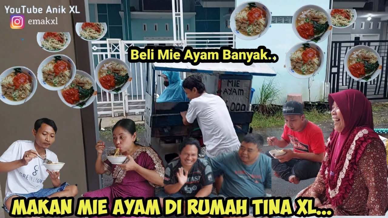 Hujan Grimis‼️ Makan Mie Di Rumah Tina XL