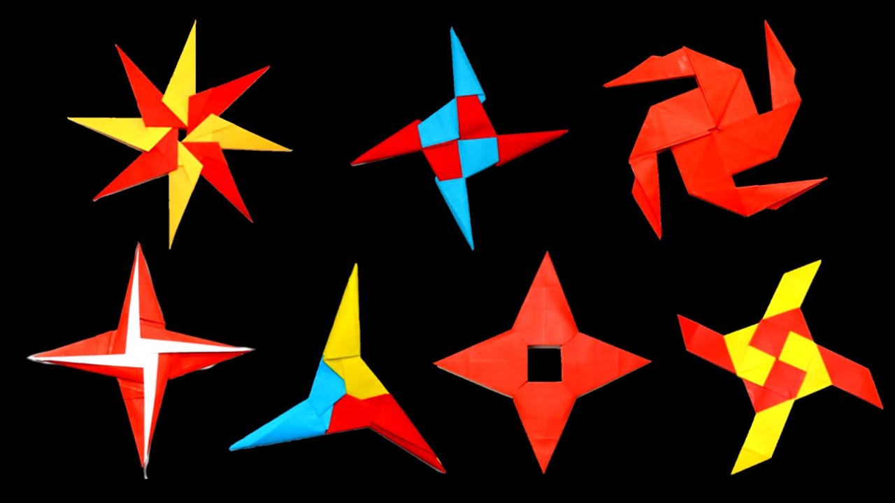 Top 07 Easy Origami Ninja Star ⭐ como hacer estrella ninja de papel