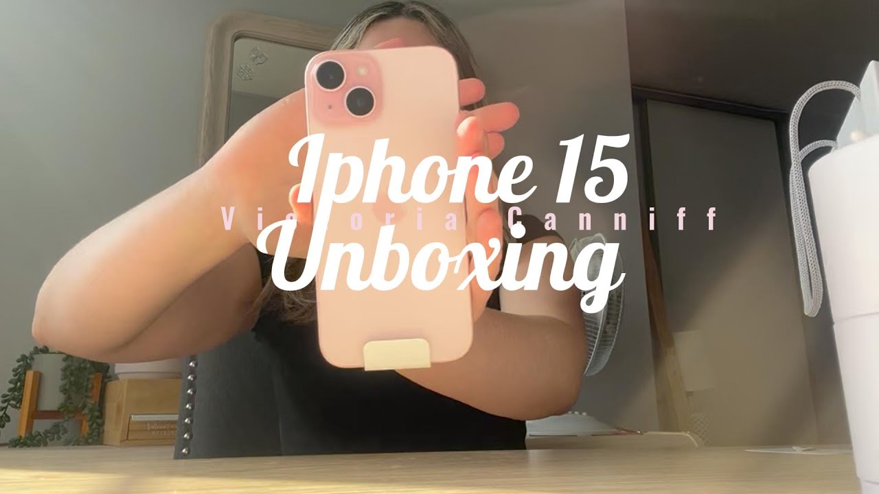 Iphone 15 pink unboxing!!!