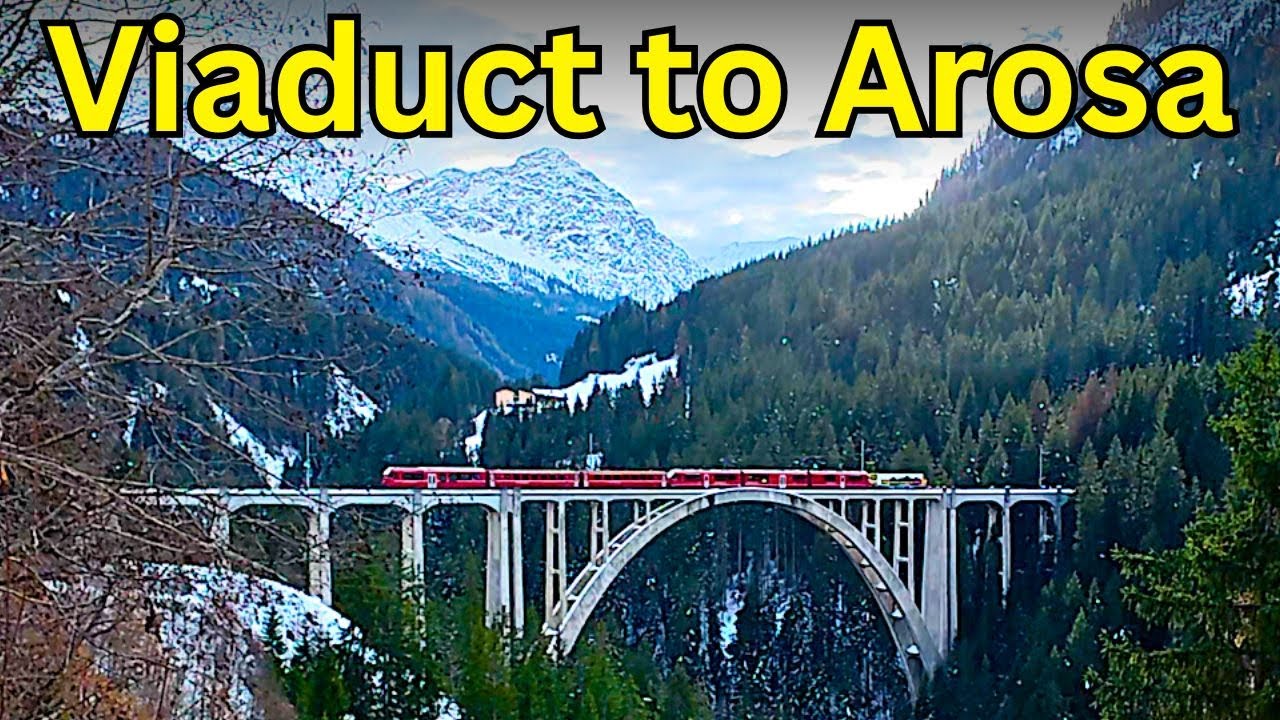 A ride into the mountains from Chur to Arosa, over the Langweiser viaduct
